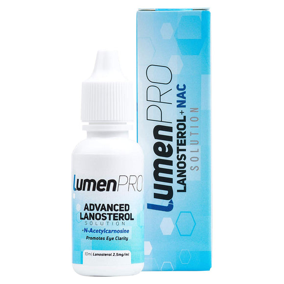 LumenPro Pet Eye Drops | Promotes Vision Clarity in Animals with Cataracts | Scientifically Formulated Lanosterol and N-Acetylcarnosine (NAC) Combination