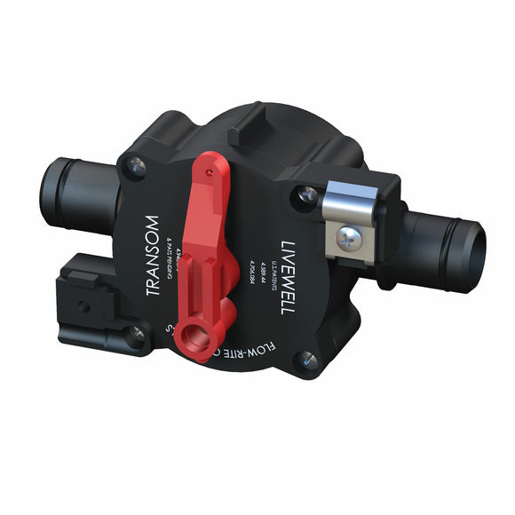 Flow-Rite MV-04-FN01 V4 Three-Position Select Valve Fill/Empty/Recirc – Barbed, Front Non-PEF – MV-04-FN01