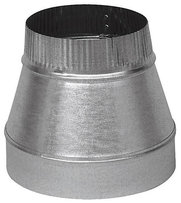 Imperial  10 in. Dia. x 8 in. Dia. Galvanized Steel  Furnace Pipe Reducer