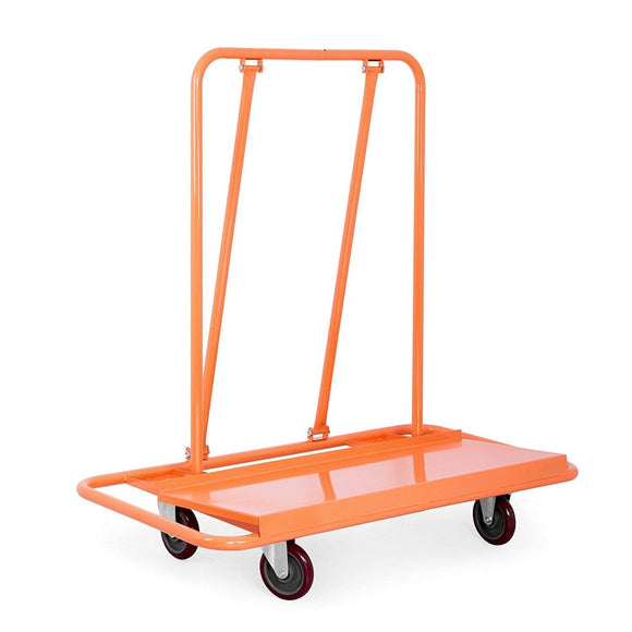 BestEquip Drywall Cart Capacity Drywall Cart Dolly Utility Handling Sheetrock Panel 45 x 12 Inch Deck Size (3000lbs)