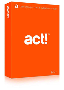 ACT! Pro v16 Software by Swiftpage – 1 License – 2014 – NEWEST VERSION