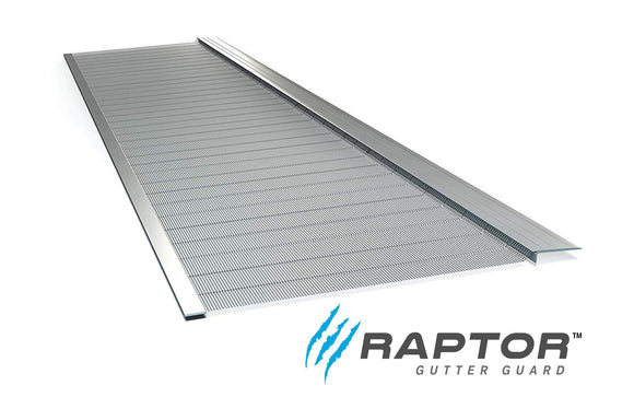 Raptor Gutter Guard | Stainless Steel Micro-Mesh Contractor-Grade DIY Gutter Cover Fits Any Roof or Gutter Type – 48ft to a Box Fits a Standard 5 Gutter