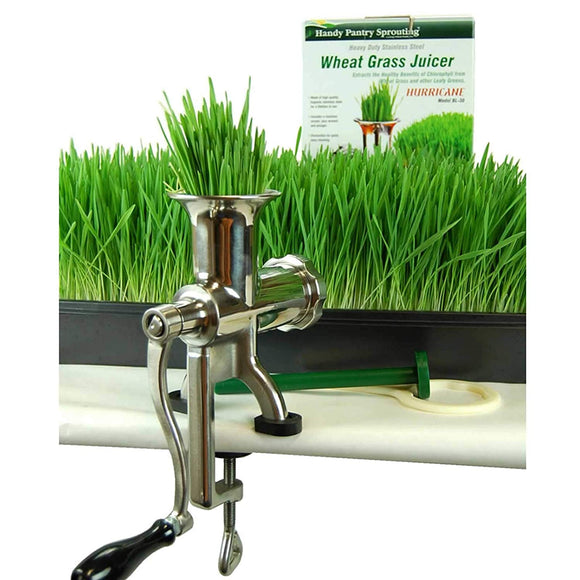Handy Pantry HJ Hurricane Stainless Steel Manual Wheatgrass Juicer