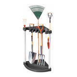 Corner Garden Tool Rack Black