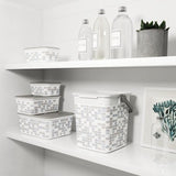 Chic Laundry Container Mosaic with handle