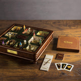 Clue Luxury Edition Board Game by Winning Solutions with Gold Foil-Stamped Board, Deluxe Storage Box and Accessories