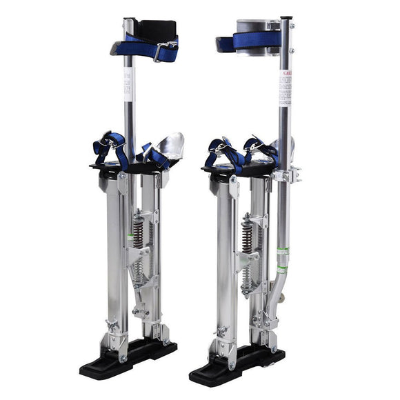 9TRADING Silver 24-40 Inch Drywall Stilts Aluminum Tool Stilt for Painting Painter Taping, Free Tax, Delivered Within 10 Days