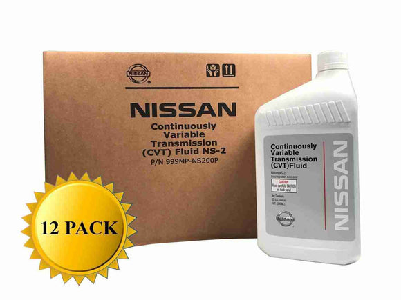 Genuine Nissan OEM CVT-2 Transmission Fluid 999MP-NS200P 12 Quarts
