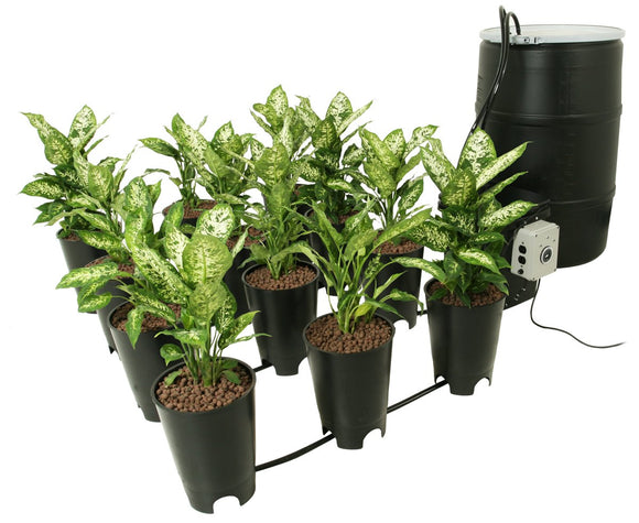 Hydrofarm Active Aqua Grow Flow Ebb & Gro 12 Site 2 Gal Hydroponic Sytem| GFO7KT