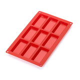 Gourmet Financier Mold Red 9 cavs