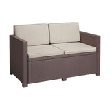 Victoria Outdoor Sofa Set Brown + Free Delivery