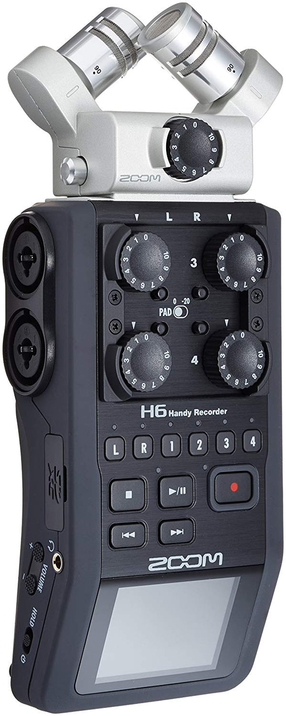 Zoom H6 Six-Track Portable Recorder (Renewed)