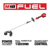 Milwaukee M18 FUEL 18-Volt Lithium-Ion Cordless Brushless String Grass Trimmer, Blower, Hedge Trimmer and Chainsaw Combo Kit