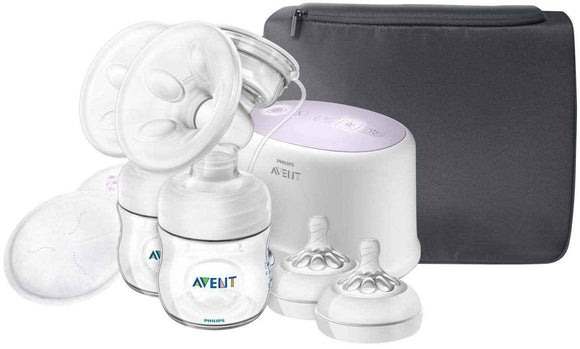 Philips Avent Double Electric Breast Pump + Bonus Power Cushion SCF334/22