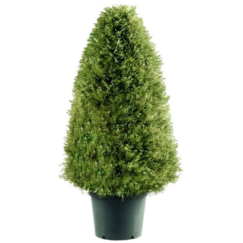 National Tree Company 36 in. Upright Juniper Artificial Tree in Green Round Growers Pot