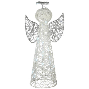 National Tree Company 24 in. Pre-Lit Angel Cone Tree