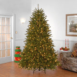 National Tree Company 9 ft. Dunhill Fir Artificial Christmas Tree with Dual Color LED Lights