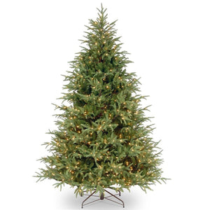 National Tree Company 7 ft. Feel Real Frasier Grande Hinged Tree with 800 Dual Color LED Lights