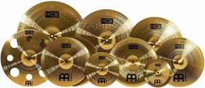 Meinl Ultimate Cymbal Set Box Pack with FREE 16” Trash Crash – HCS Traditional Finish Brass – Made In Germany TWO YEAR WARRANTY HCS-SCS1