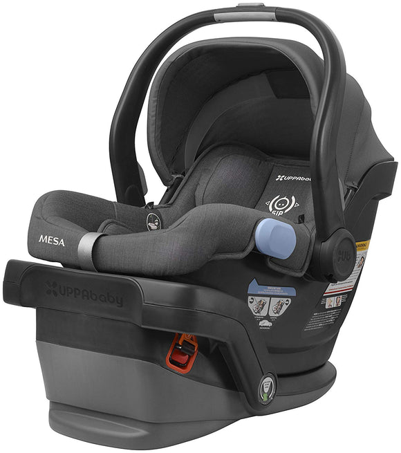 2018 UPPAbaby MESA Infant Car Seat -Jordan (Charcoal Melange) Merino Wool Version/Naturally Fire Retardant