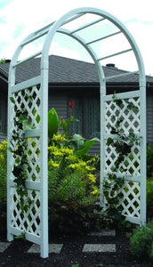 Dura-Trel Somerset Vinyl Arch Arbor