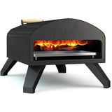 Premium 3-in-1 Charcoal Wood-Fired And Gas Portable Outdoor Pizza Oven