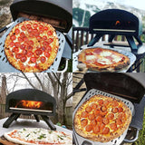Premium 3-in-1 Charcoal Wood-Fired And Gas Portable Outdoor Pizza Oven