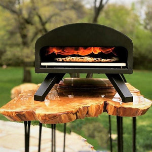 Premium 3-in-1 Charcoal Wood-Fired And Gas Portable Outdoor Pizza Oven