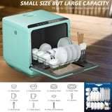 Premium Countertop Portable Dishwasher 5-Mode With Water Tank