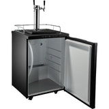 Premium Full Size Double Tap Kegerator Dispenser Refrigerator