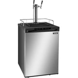 Premium Full Size Double Tap Kegerator Dispenser Refrigerator