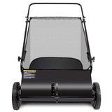 Professional Push Lawn Sweeper 26” Yard Leaf Sweeper
