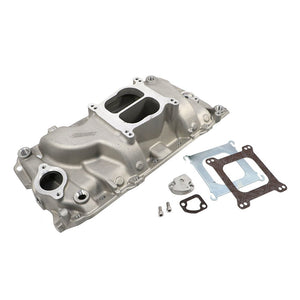 Assault Racing Products PC3001 Big Block Chevy Dual Plane Oval Port Satin Aluminum Intake Idle-6000 RPM BBC