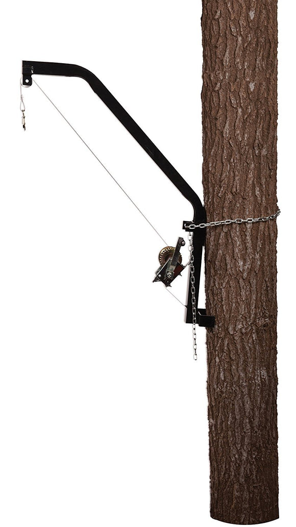 Moultrie Hanging Feeder Hoist | Chain-and-Bracket Design | 300 lb. Capacity