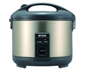 Tiger JNP-S55U-HU 3-Cup (Uncooked) Rice Cooker and Warmer Stainless Steel Gray