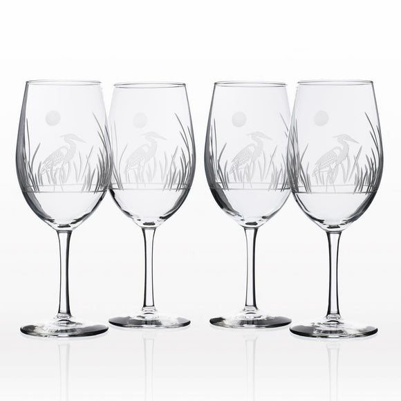 Rolf Glass Heron 18 oz. All-Purpose Wine Glass (Set of 4)