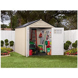 Big Max Ultra Large Storage Shed 7 x 10.5 Feet Sand + FREE ASSEMBLY