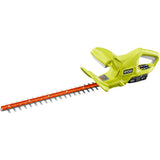 RYOBI ONE+ Lithium+ 18 in. 18-Volt Lithium-Ion Cordless Hedge Trimmer – 1.5 Ah Battery and Charger Included