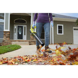 RYOBI Reconditioned ONE+ 100 MPH 280 CFM 18-Volt Lithium-Ion Cordless Leaf Blower – 4.0 Ah Battery and Charger Included