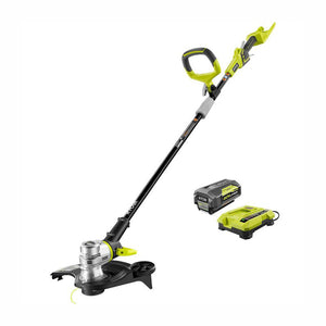 RYOBI 40-Volt Lithium-Ion Cordless String Trimmer/Edger – 2.6 Ah Battery and Charger Included