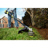 RYOBI 40-Volt Lithium-Ion Cordless Attachment Capable Trimmer/Edger – 4.0 Ah Battery and Charger Included