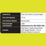 RYOBI 25 cc Gas 2-Cycle Attachment Capable Full Crank Straight Shaft String Trimmer and Ultimate Attachment Kit