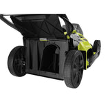 RYOBI 16 in. One+ 18-Volt Lithium-Ion Hybrid Walk Behind Push Lawn Mower – Two 4.0 Ah Batteries/Charger Included