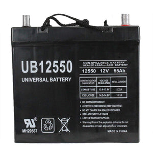 Universal Power Group UB12550 45825 12V 55AH 22NF Battery Scooter Wheelchair Mobility