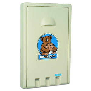 Koala Kare KB101-00 Cream Vertical Wall Mounted Baby Changing Station