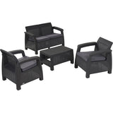 Corfu Outdoor Sofa Set Grey