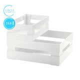 Tidy & Store Set of 2 Boxes White Circle