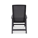 Montreal Folding Recline Garden Chair Graphite