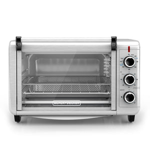 BLACK+DECKER Crisp ‘N Bake 1500 W 6-Slice Stainless Steel Toaster Oven