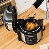 NINJA Foodi Deluxe 8 qt. Black Electric Pressure Cooker and Air Fryer